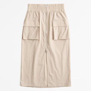 Abercrombie & Fitch Cream Maxi Skirt